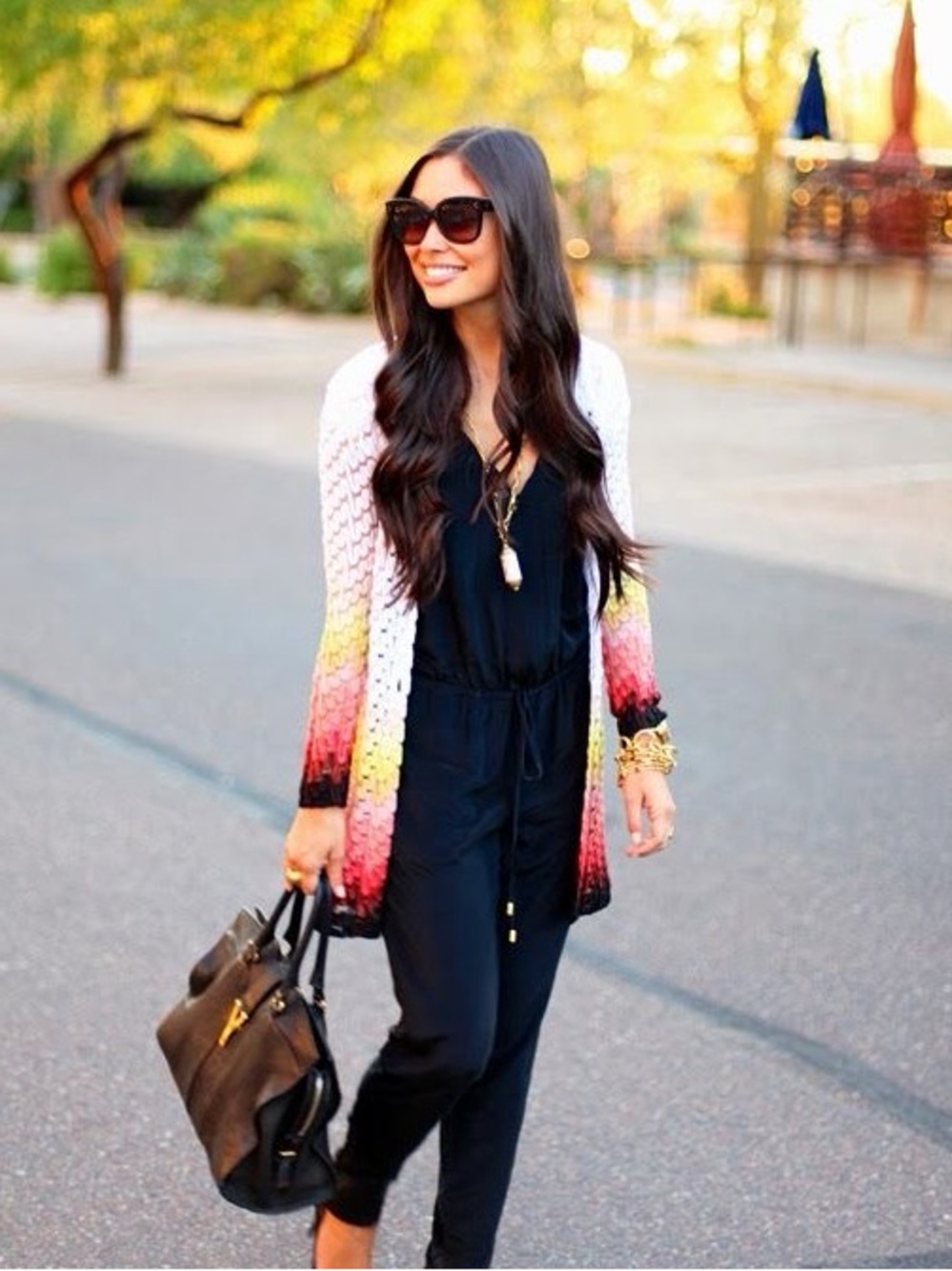 Missoni Ombre Open-Front Cardigan Sweater
